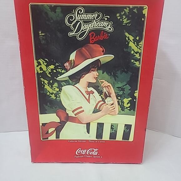 Vintage Barbie "SUMMER DAYDREAMS" #19739 COCA COLA FASHION CLASSIC 1997 Mattel - Picture 4 of 5